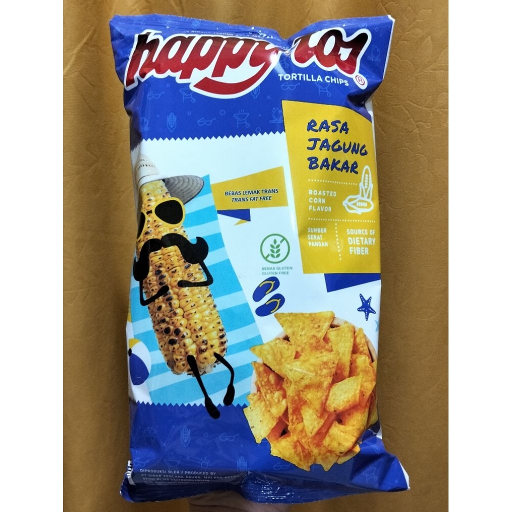 

Happy tos keripik Tortilla 140gr- Ampiran Camilan Djawa