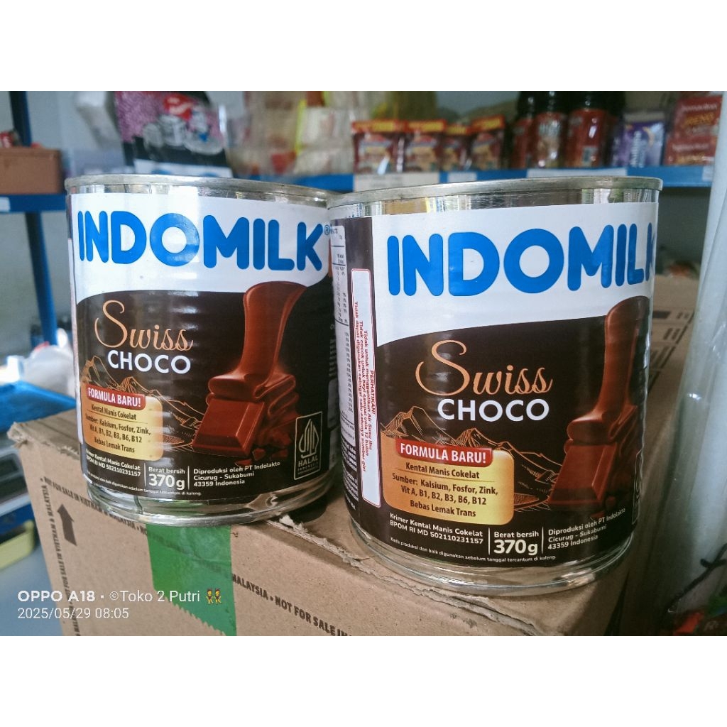 

INDOMILK coklat kmsan kaleng 370gr