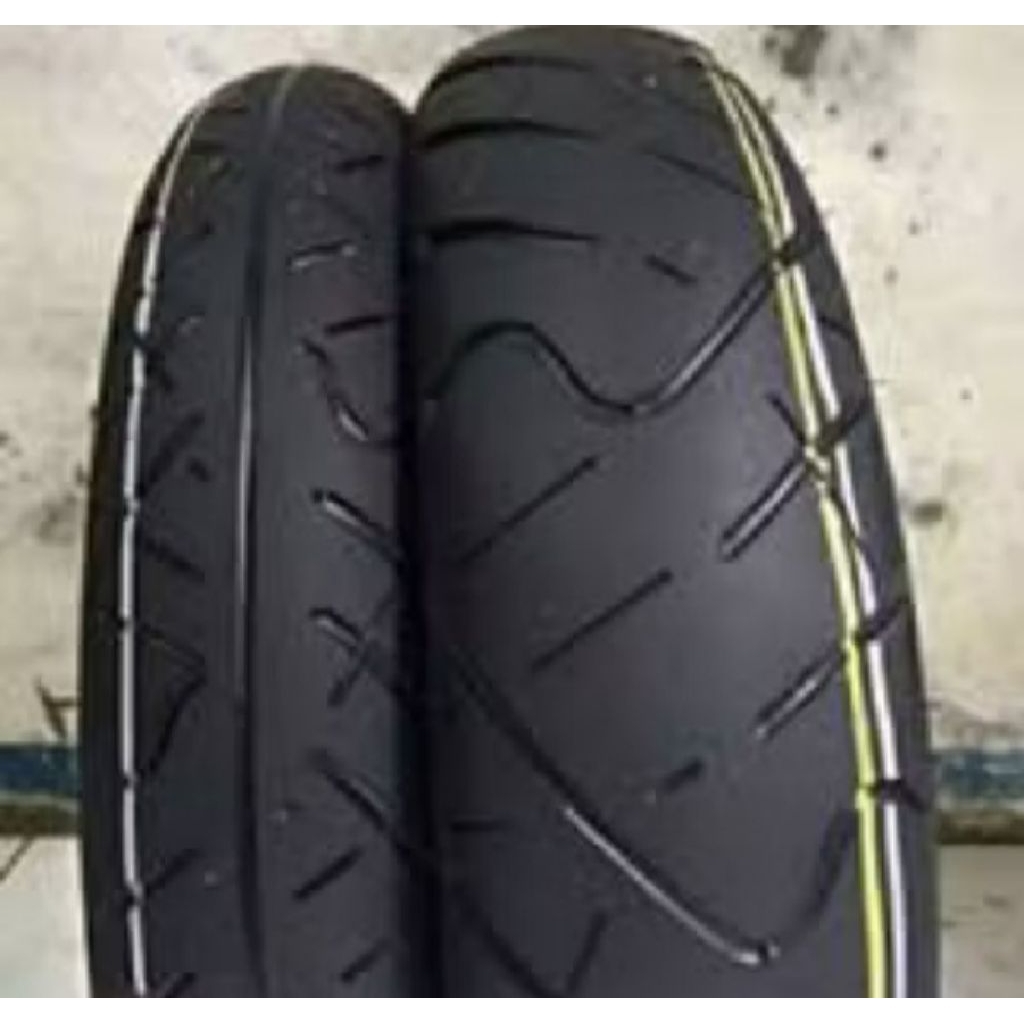 Sepasang ban tubles IRC UK 100/80 130/70 17
