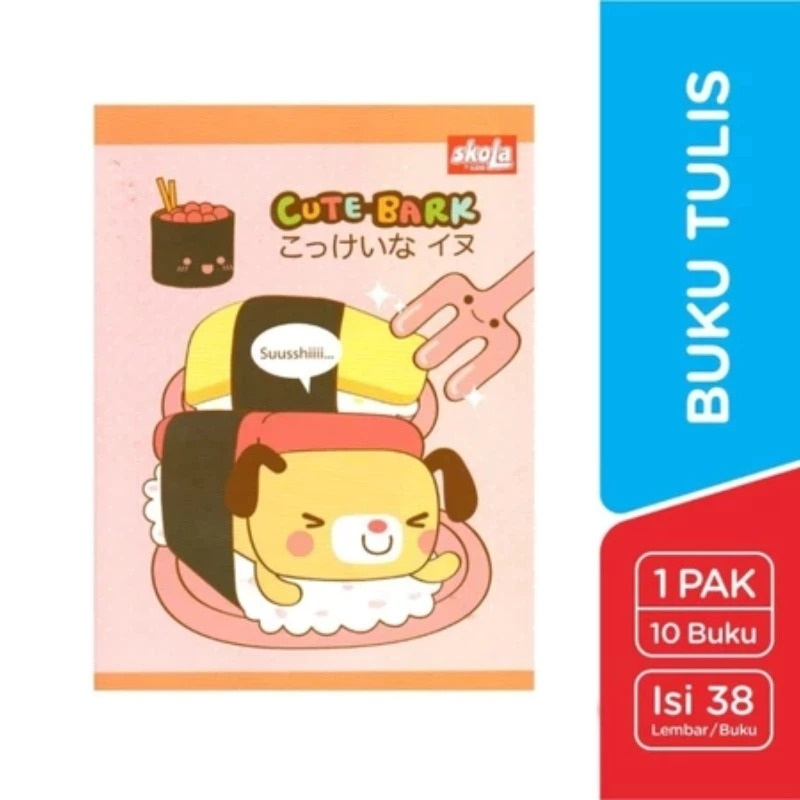 

Buku Tulis Skola by SiDU 38 Lembar 1 Pack 10 Pcs
