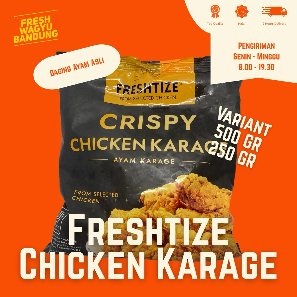 

FRESHTIZE CRISPY CHICKEN KAARAGE Karage Ayam Lezat Promo