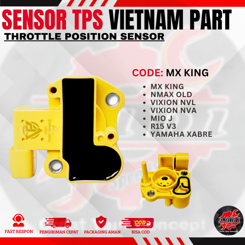 TPS MX KING SENSOR TPS RACING NMAX OLD MIO J R15 V3 XABRE TPS RACING VIETNAM PART THROTTLE POSITION