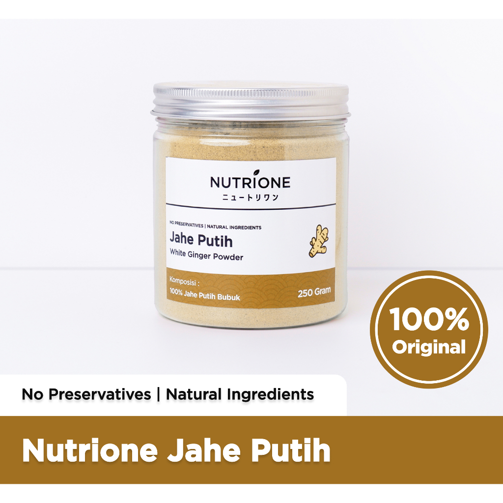 

Jahe Putih Bubu White Ginger Powder Nutrione