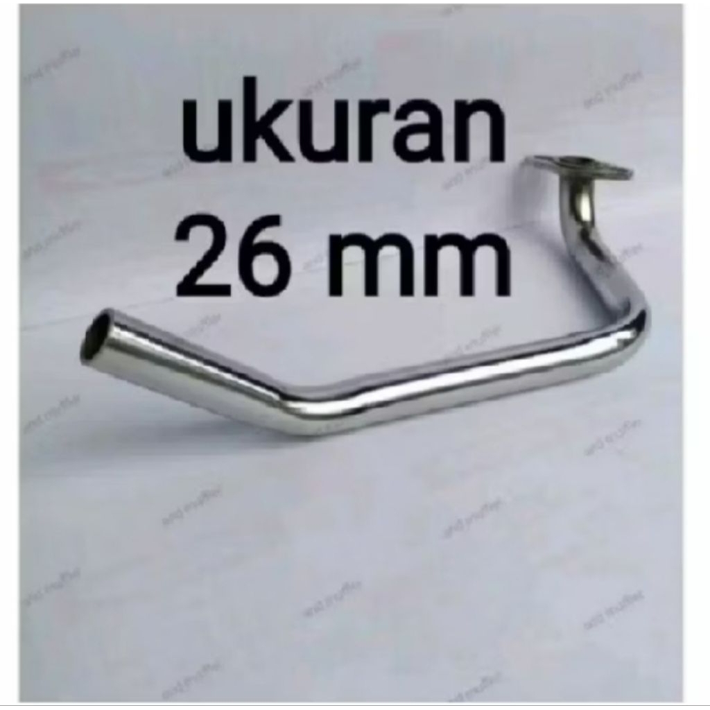 Leheran pipa knalpot standar diameter 26 beat fi Beat karbu Beat deluxe Scoopy fi