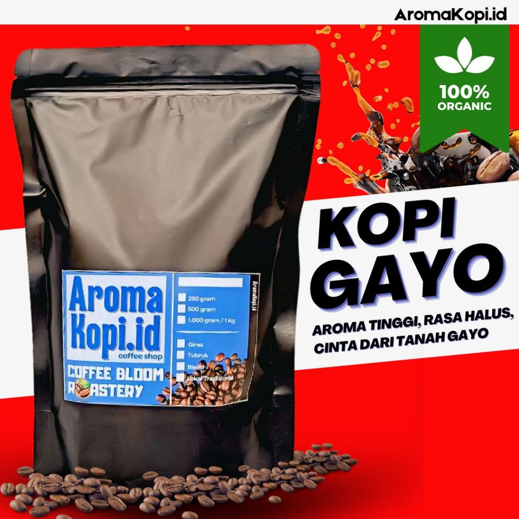 

Bubuk Kopi GAYO Arabika 1 Kg PREMIUM - Aroma Harum Rasa Kuat