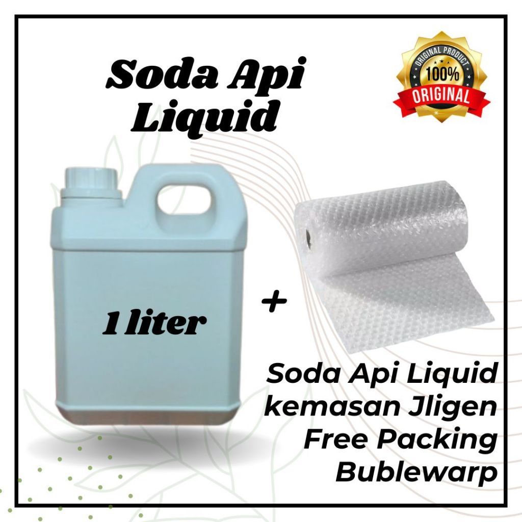 Soda Api Cair Caustic Soda Liquid NAOH Liquid 1 Liter