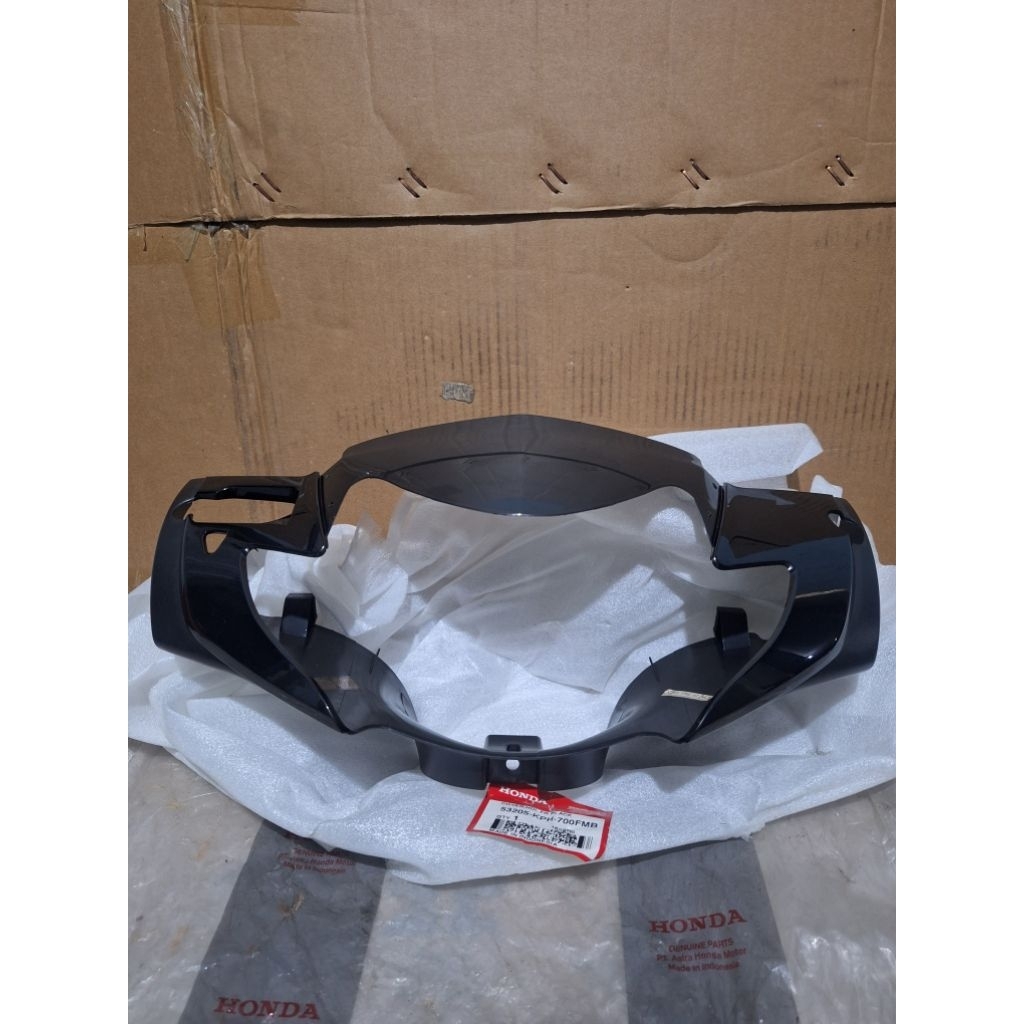 cover batok lampu depan Honda supra x125 X 125 hitam model visor original ahm honda 53205-kph-700FMB
