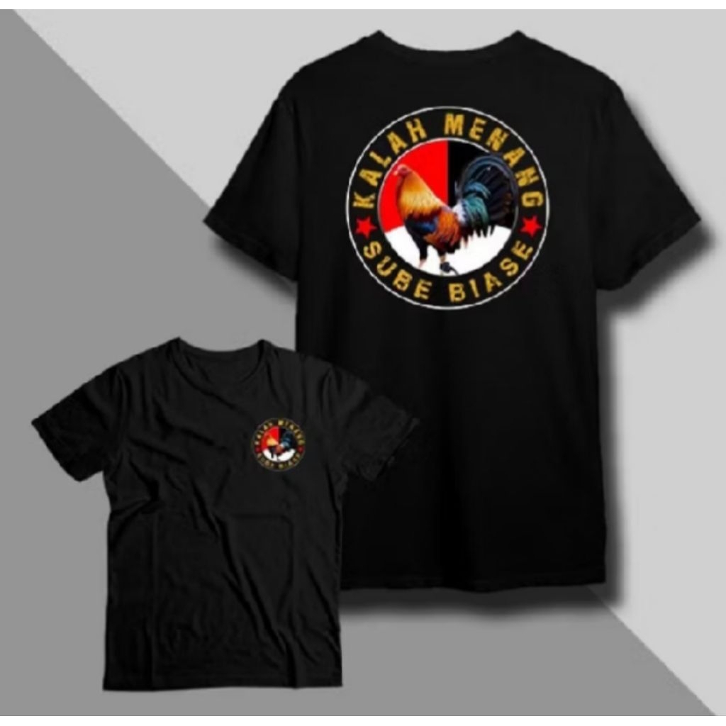 KAOS AYAM TAJEN BALI KALAH MENANG SUBE BIASE - Baju pria Bali Keren & Kekinian