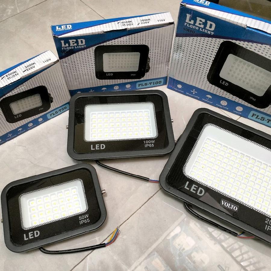 FLXShop - Lampu Sorot LED AC 50 Watt Volto FL5-T50 / Lampu Sorot LED AC 300 Watt Volto FL5-T300 / La