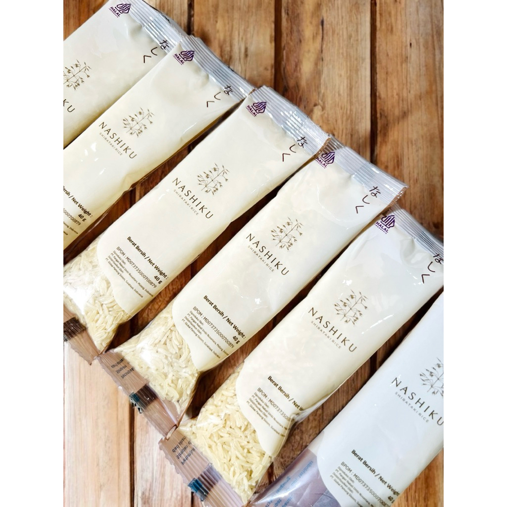 

Nashiku Shirataki Rice ( beras rendah gula ) Sachet 40 Gram