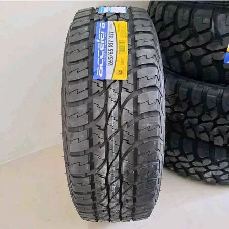 Ban Mobil Pajero, Fortuner Type Accelera Omikron A/T 265/70 R17 Ban Lokal Ukuran 265 70 Ring 17