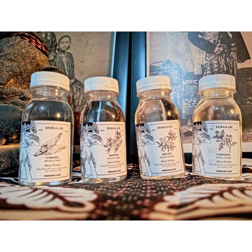 MINYAK PUSAKA DURGA OIL, KOAS KUAS KERIS TUMBAK TOSAN AJI, MENJAGA BILAH