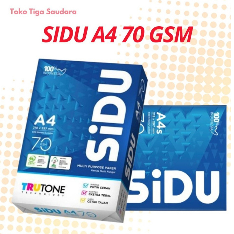 

Kertas HVS SIDU A4 70 GSM