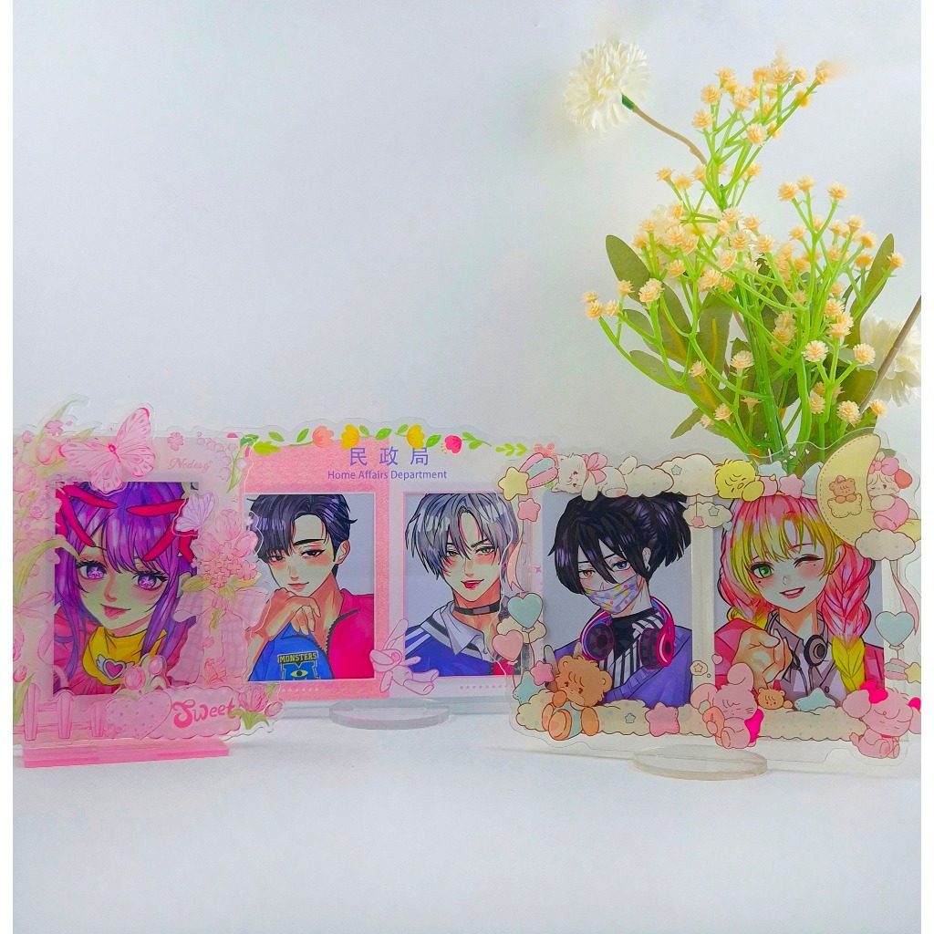 Akrilik Bingkai Foto/ Akrilik Photocard Hiasan Meja/ Acrylic Standee / Akrilik Pajangan Photocard