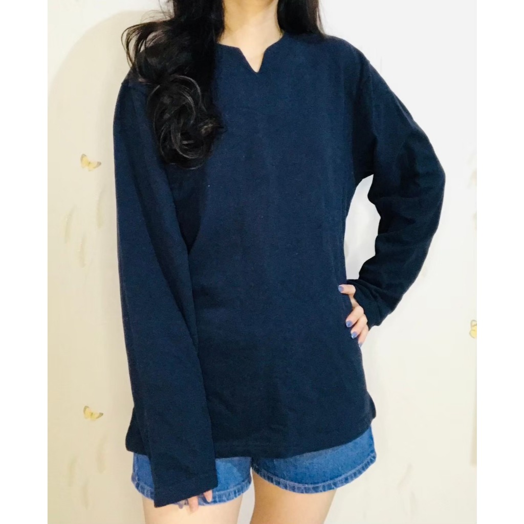 Atasan wanita / Kaos lengan panjang wanita / kaos wanita lengan panjang / kaos panjang pria / kaos l