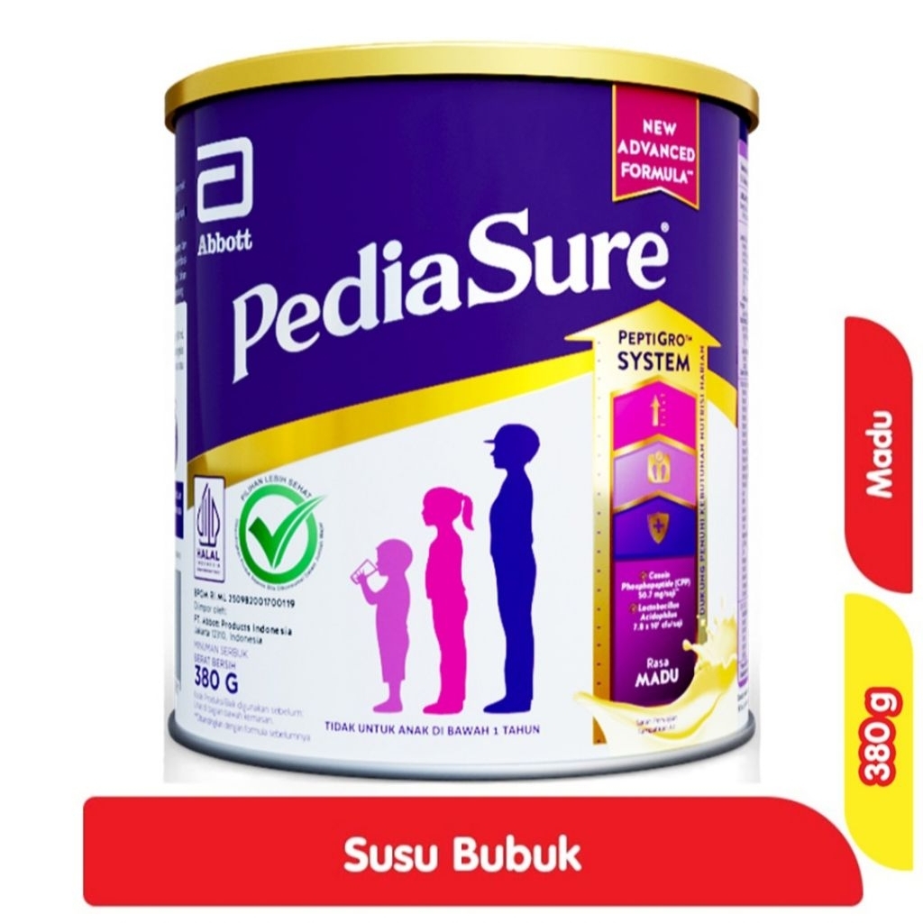 

Pediasure Triplesure Susu Pertumbuhan Anak Rasa Madu 380G