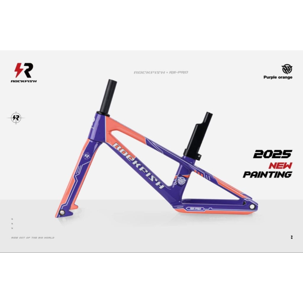 Frame ROCKFISH RS - PRO 2025 T800 sepeda pushbike / balance bike