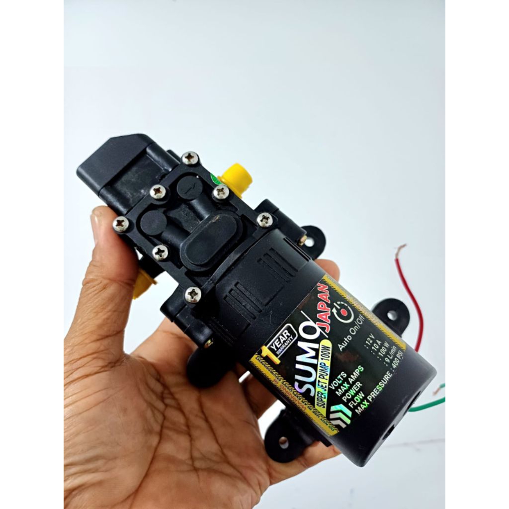 Dinamo Pompa DC Sumo max pressure 400psi untuk Sprayer Elektrik Otomatis