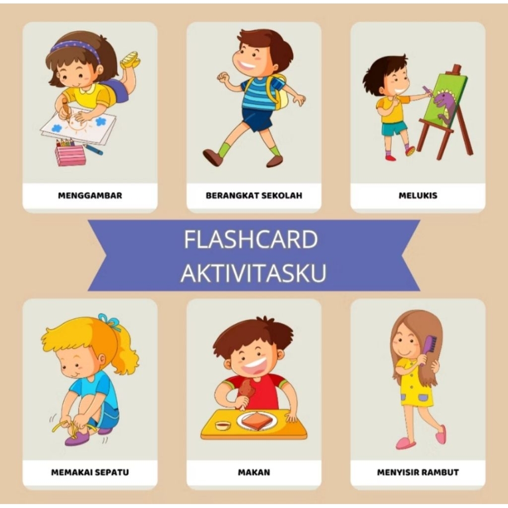 kartu edukasi kata kerja.profesi ekonomis terapi wicara