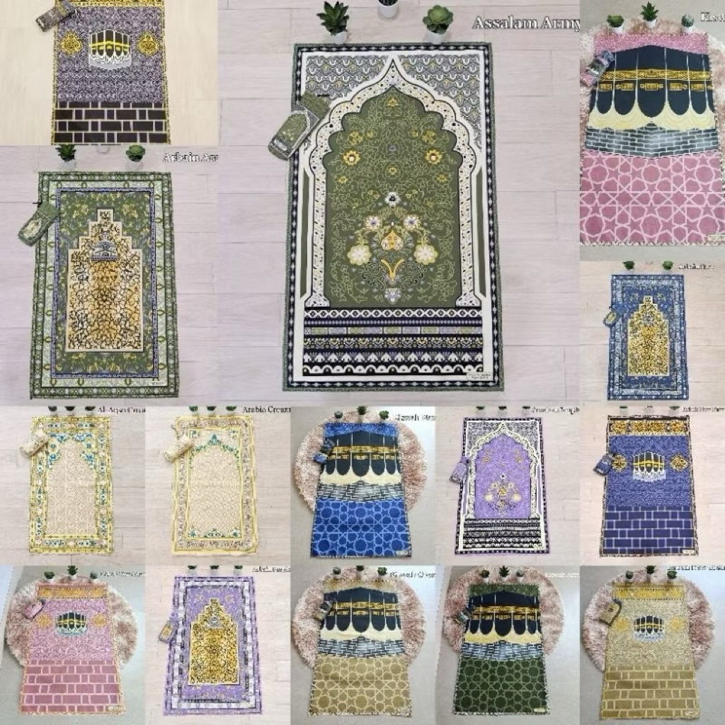 SAJADAH TRAVEL / SAJADAH TRAVELING OLEH-OLEH UMROH HAJI SOUVENIR PERNIKAHAN SOUVENIR HAJI