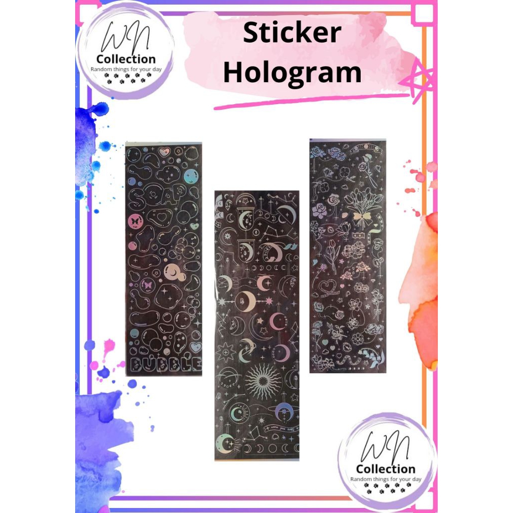 

Sticker Hologram / Sticker Buku / Sticker HP / Sticker Laptop