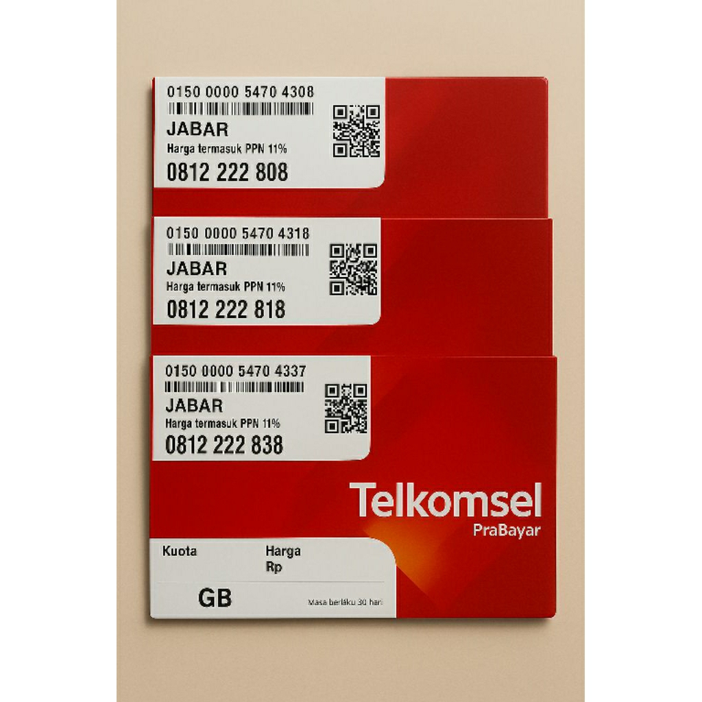 Kartu Perdana Telkomsel 10 Digit Simpati Nomor Cantik 10 Digit Prabayar