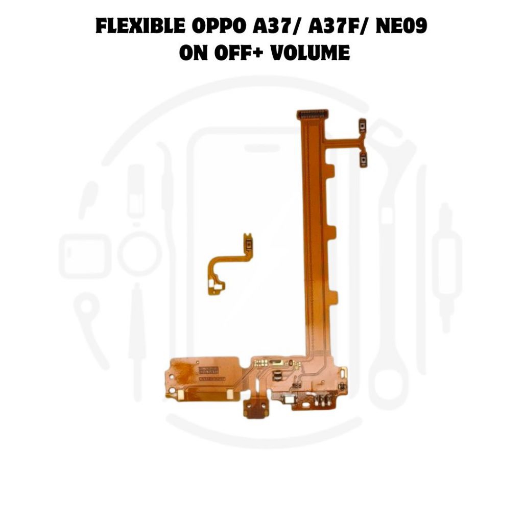 FLEXIBLE OPPO A37/ A37F/ NEO 9 ON OFF + VOLUME 100% ORIGINAL