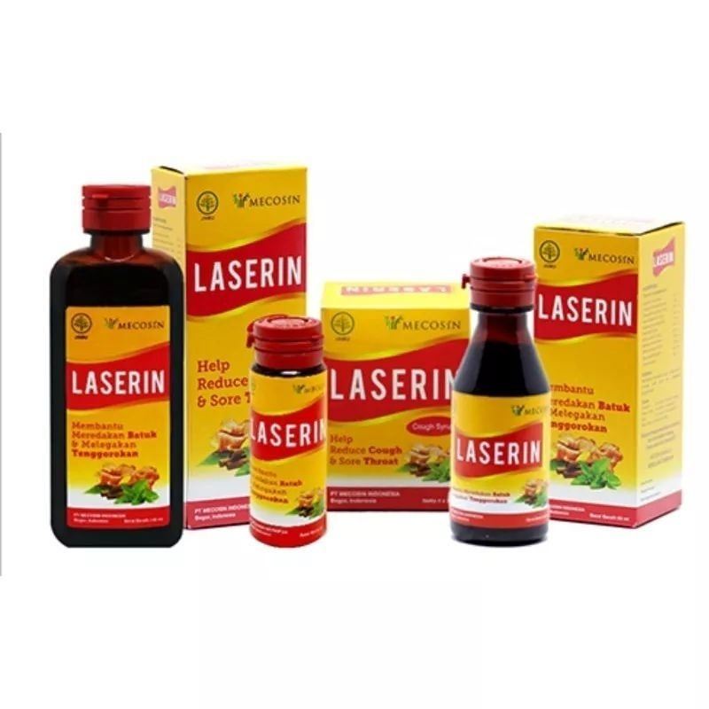 

Laserin syrup dewasa 30,60&110ml