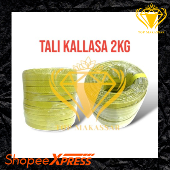 TALI STRAPPING BAND / TALI KALLASA 2KG KUNING