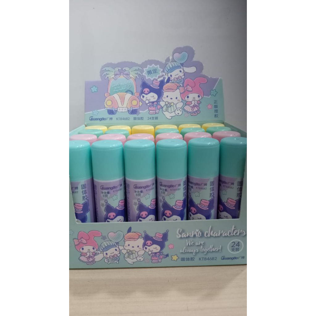 

GuangBo KT84682 Sanrio Characters Lem Kertas PVA Eceran Stick 8 Gr