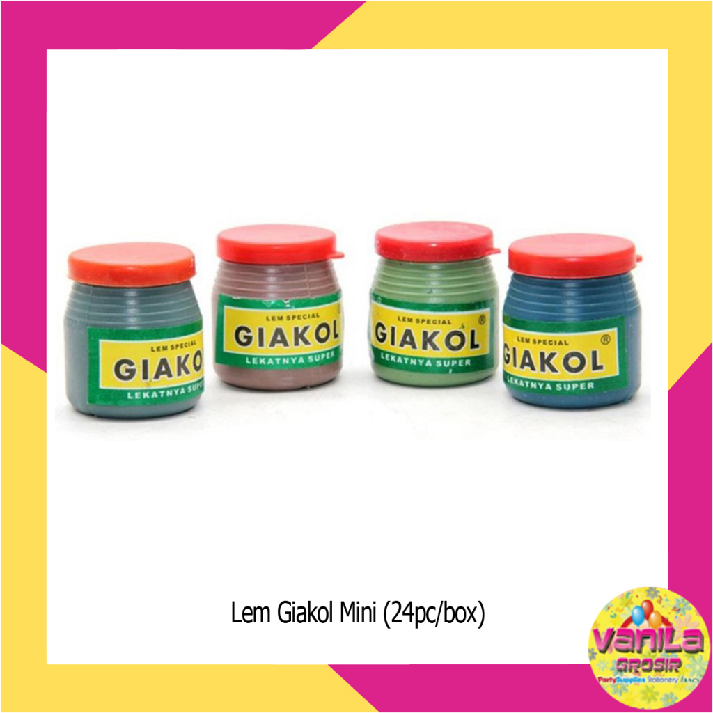 

(1Box Isi 24Pcs) Lem Giakol, lem colek, lem kertas, lem serbaguna