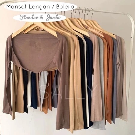 Manset Bolero Manset Tangan Sambung Rayon kaos Super
