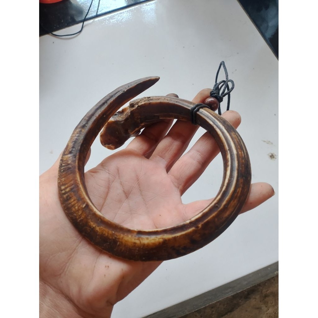 kalung etnik taring melingkar ngurak jumbo