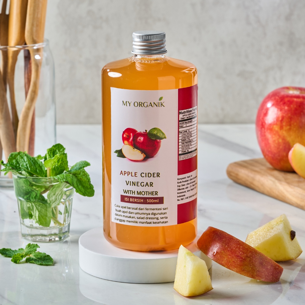 

My Organik Apple Vinegar with Mother Organic Cuka apel vinega with mother 250ml