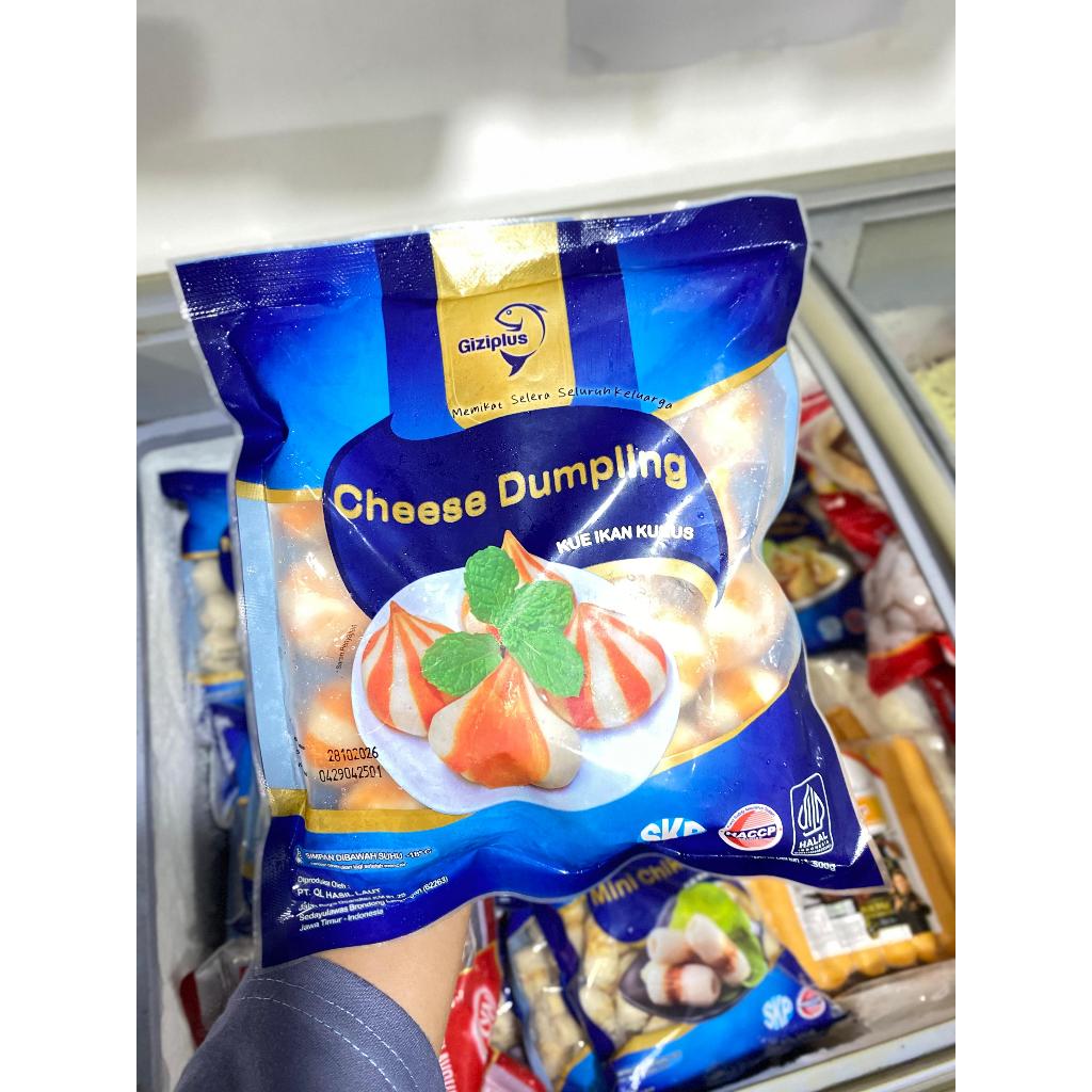 

DUMPLING KEJU GIZIPLUS 500 gram / CHEESE DUMPLING / AYU PUTRI FROZEN FOOD