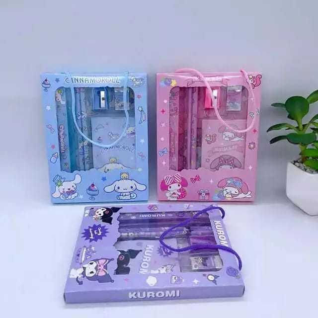

ALAT TULIS SET ANAK KARAKTER SANRIO TEMPAT PENSIL SET MURAH KODE 2018