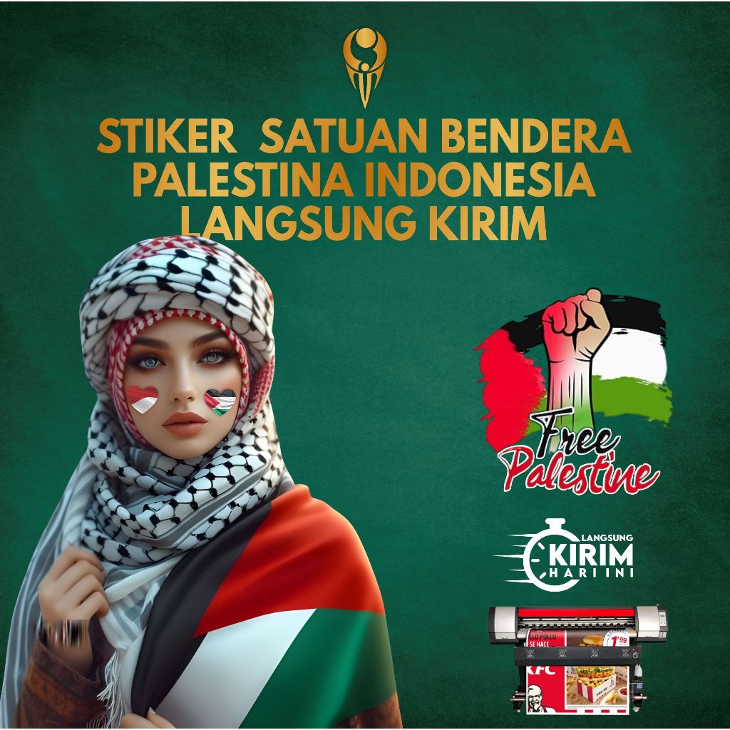 

STIKER SATUAN BENDERA PALESTINA INDONESIA LANGSUNG KIRIM - SOLDIMPRO