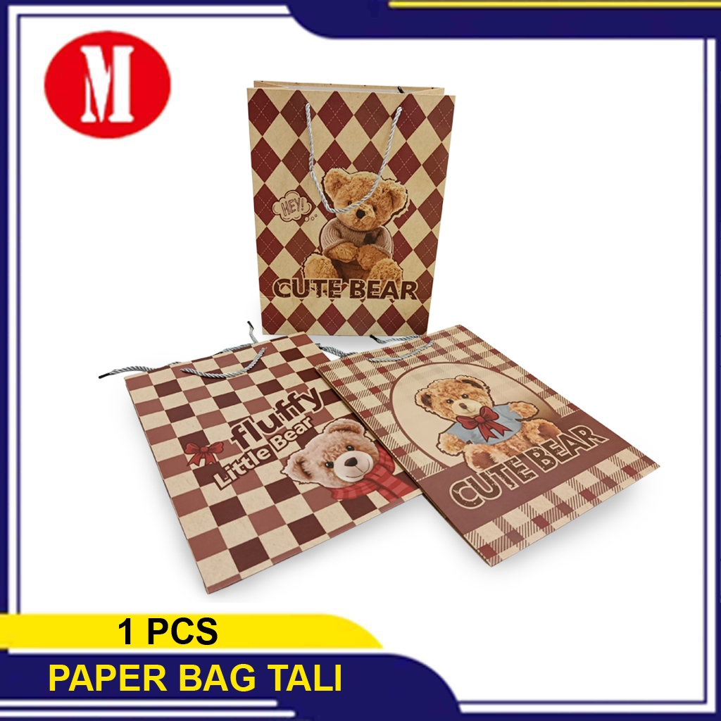 

Paper Bag Tali 25 x 12 x 33cm No.9019L PCS