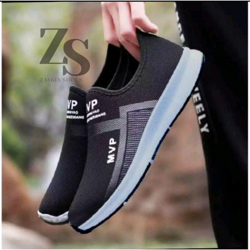 sepatu pria casual MVP sepatu Slip On Pria