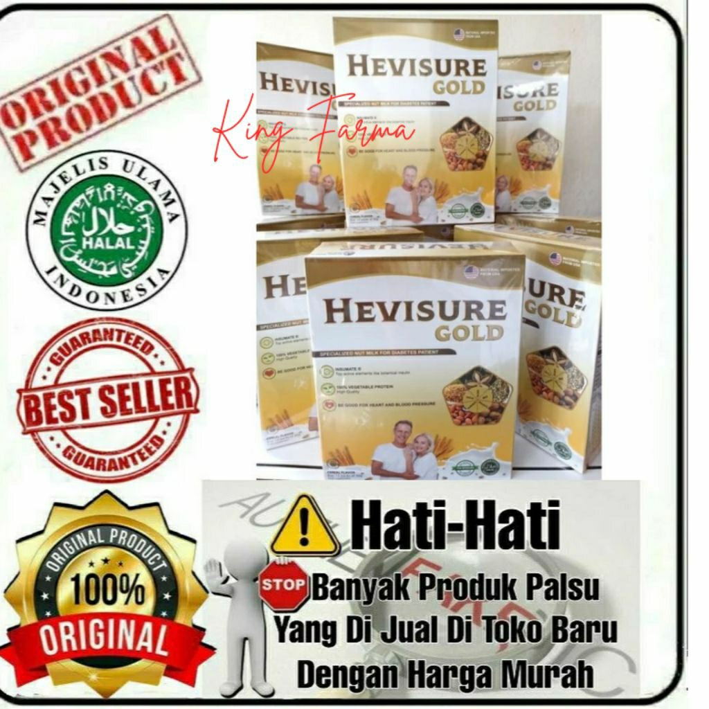 

SUSU HEVISURE GOLD MILK ORIGINAL MENGATAISI DIABETES KENCING MANIS KADAR GULA ASLI HERBAL AMPUH
