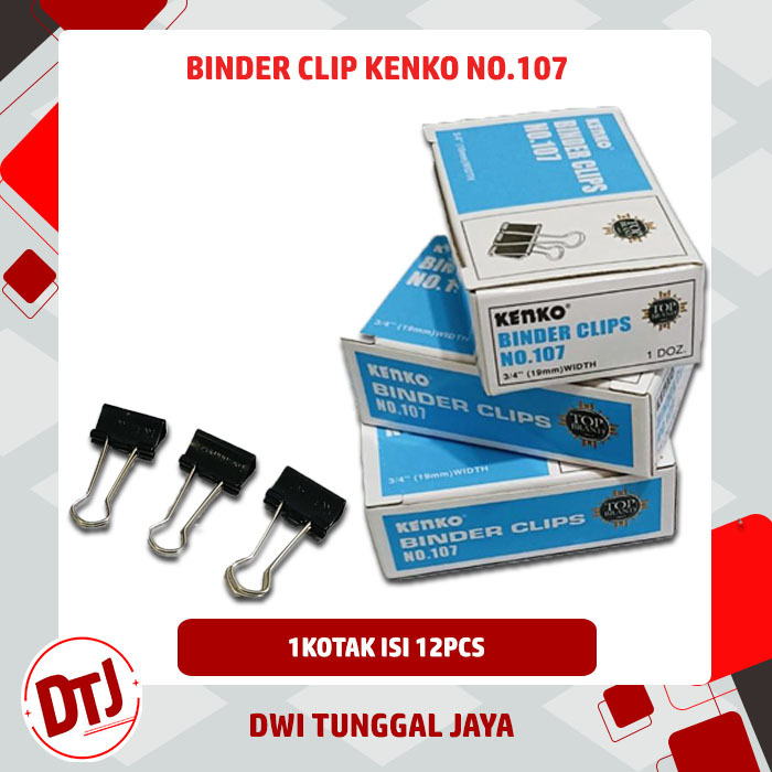 

Binder Clips Kenko No. 107