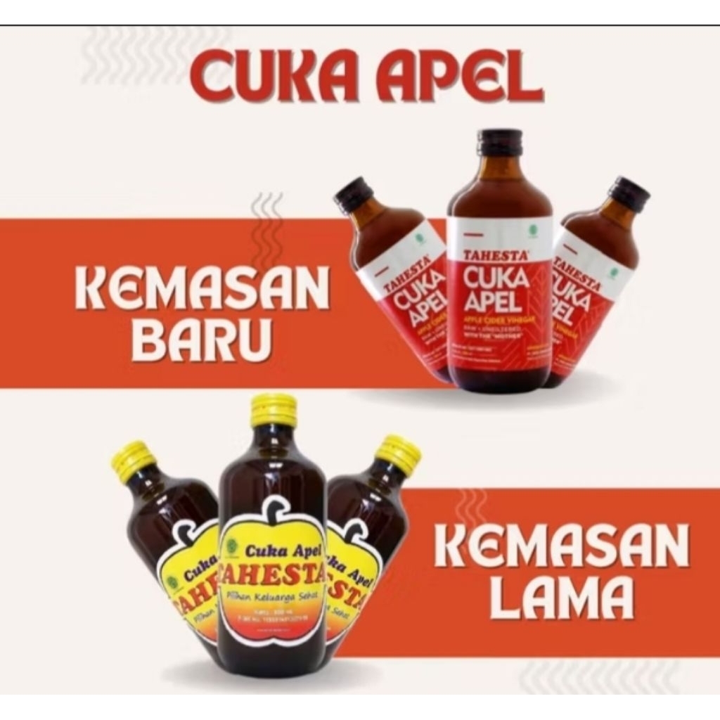 

Cuka Apel Tahesta 320 ml original