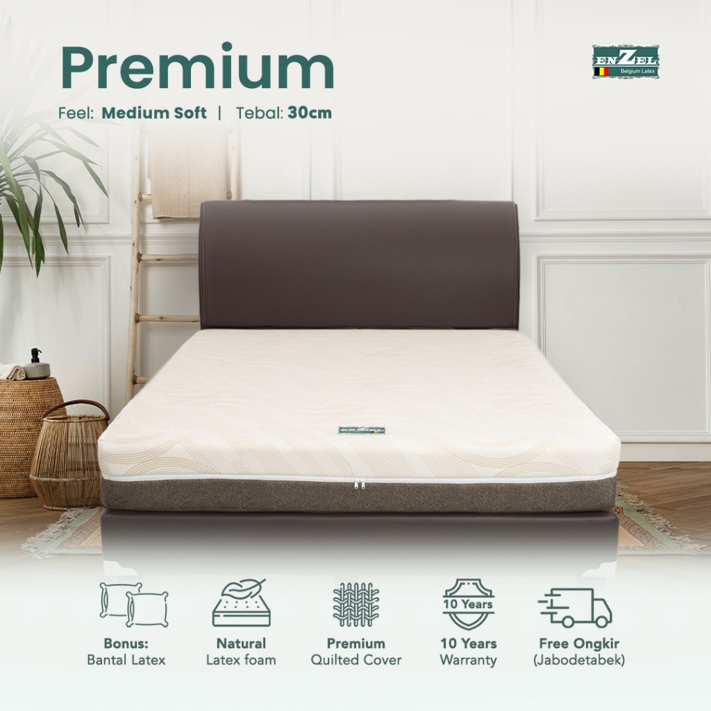 ENZEL Kasur Full Latex Medium - Premium 30 cm