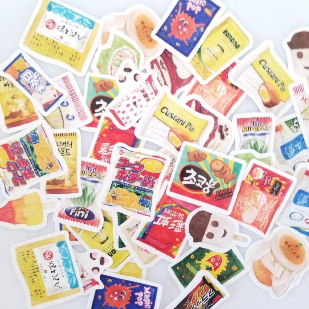 

STIKER JAPAN KOREAN ASIAN SNACK JOURNALING