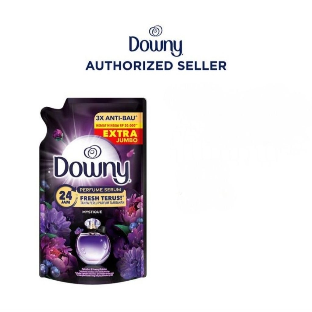 Downy Premium Parfum Mystique Pewangi dan Softener 1.35L / pewangi