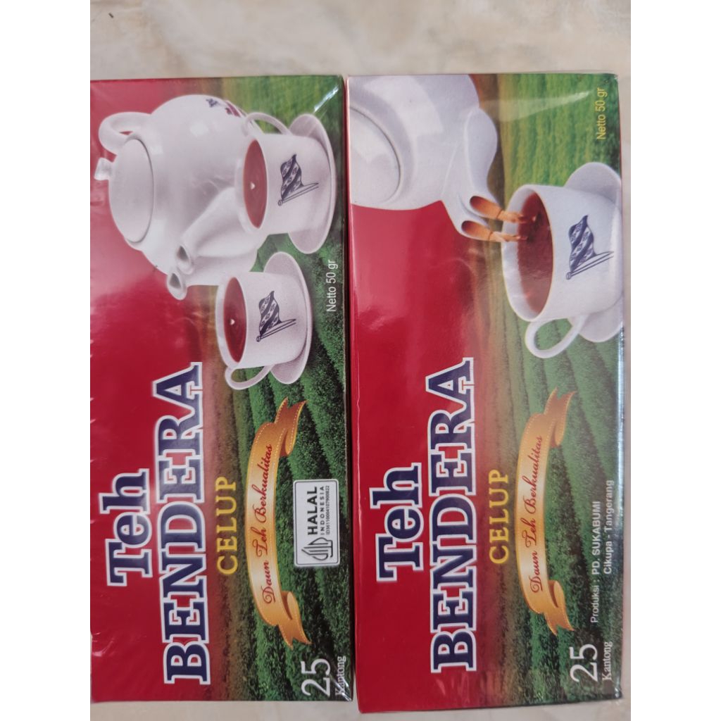 

TEH CELUP BENDERA ISI 25 KANTONG
