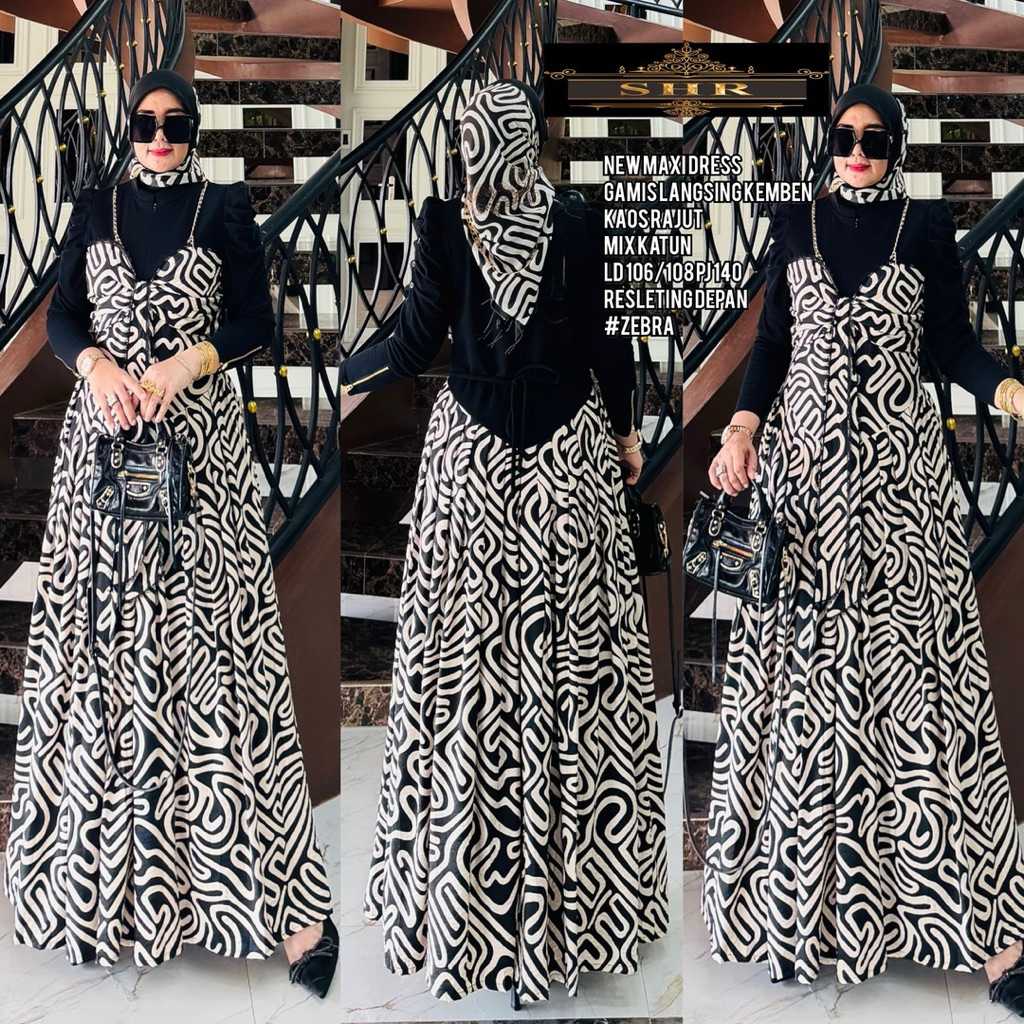 “BY SHR ORI NEW” READY MAXI DRESS CASSANDRA AMOY RAJUT KATUN BY SHR ORI SIAP KIRIM