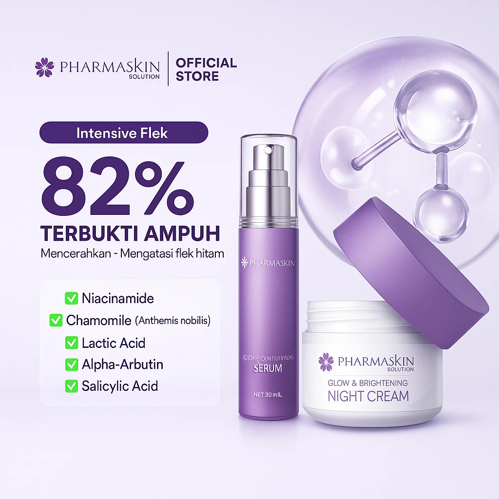 Pharmaskin Paket Flek Intensive - Cream Flek Hitam Membandel