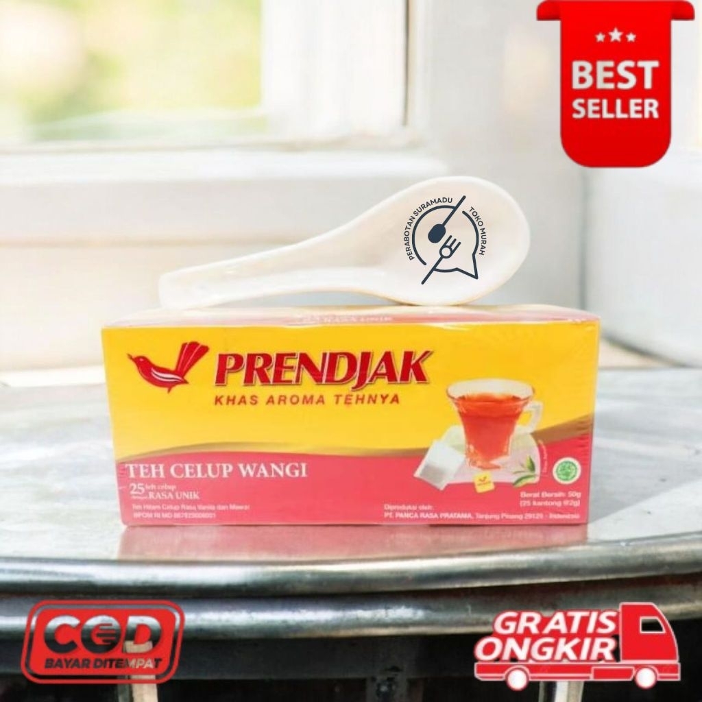 

[TMPS] Teh celup wangi prendjak isi 25 kantong free sendok