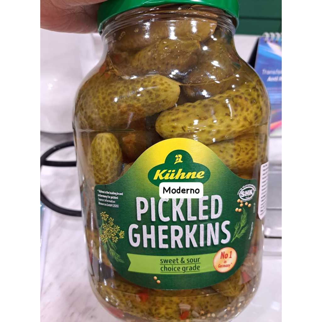

Kuhne Pickled Gherkins 2650ml - Acar timun Gherkin